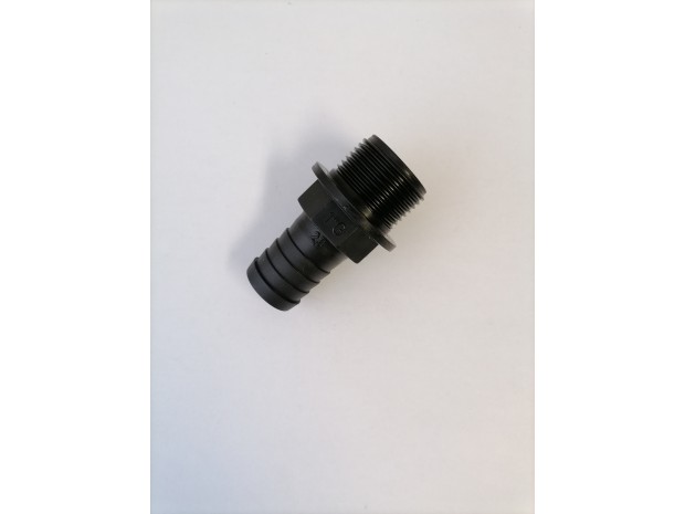 Egyenes tömlőcsatlakozó M 1" D=25