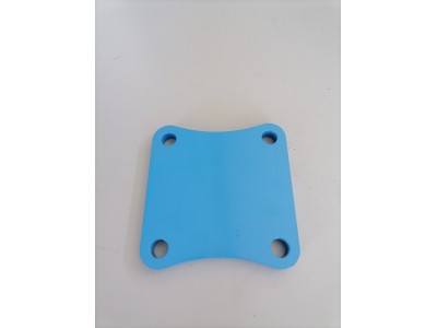 Crusher frame receiving plate
