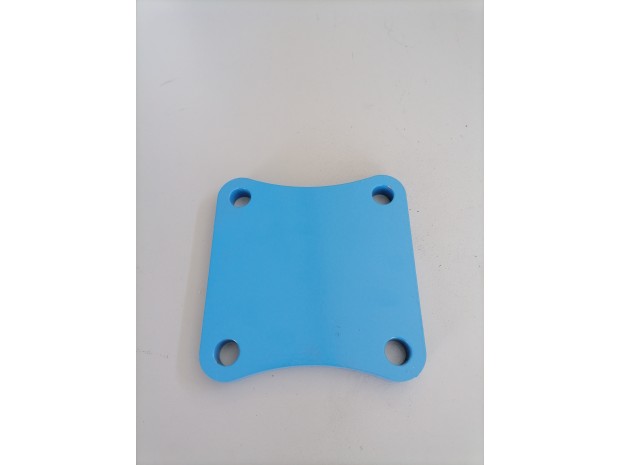 Crusher frame receiving plate